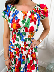 Iona Dress - Bold Floral