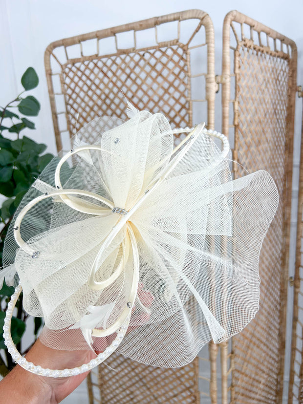Paige Fascinator - 3 Colours