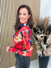 Nava Top - Multi Floral