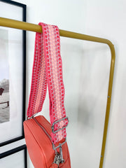 Diamond Mix & Match Bag Strap Silver Hardware - 5 Colours