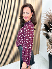 Penny Blouse - Polka Dot