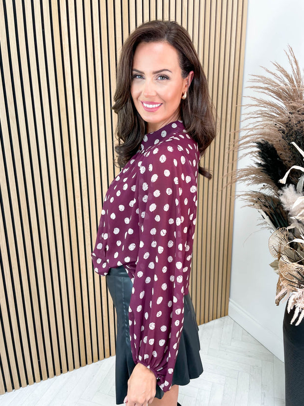 Penny Blouse - Polka Dot