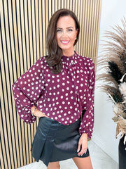 Penny Blouse - Polka Dot