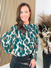 Penny Blouse - Leopard