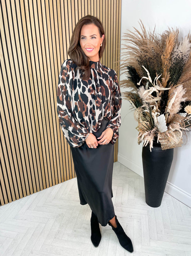 Penny Blouse - Leopard
