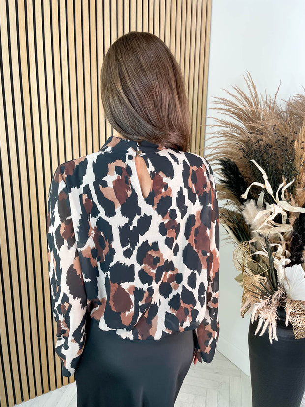 Penny Blouse - Leopard