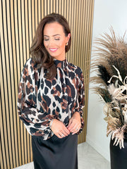 Penny Blouse - Leopard