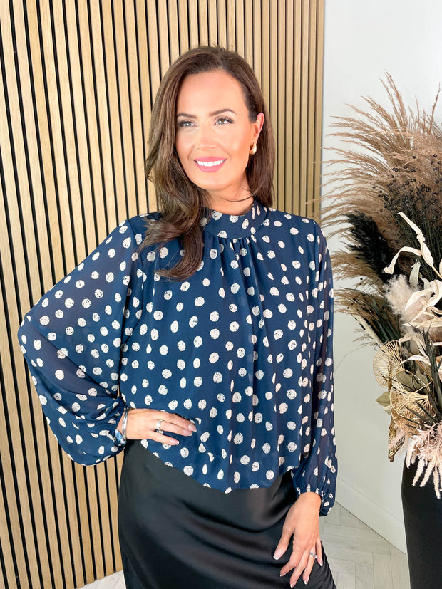 Penny Blouse - Polka Dot