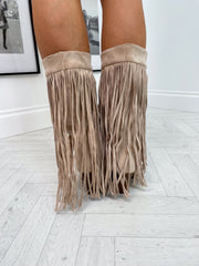 TLB Fringe Cowboy Boots - 2 Colours