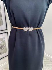 Double Heart Belt - 2 Colours