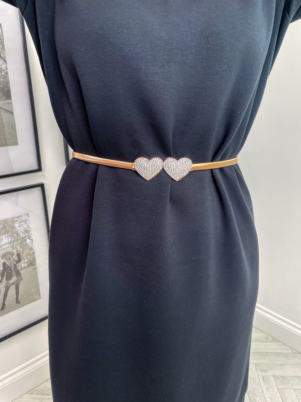 Double Heart Belt - 2 Colours