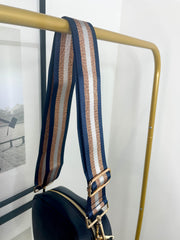 Stripe Mix & Match Bag Strap Gold Hardware - 6 Colours