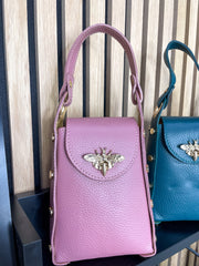 Leather Mini Bee Bag - 12 Colours