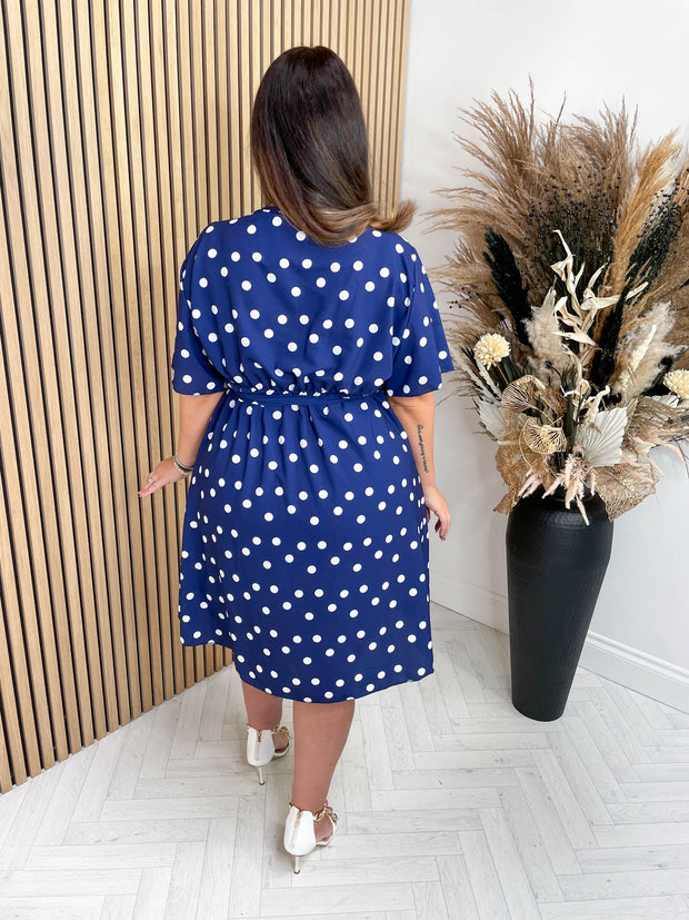 CURVE Delphine Polka Dress - 2 Colours