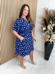 CURVE Delphine Polka Dress - 2 Colours