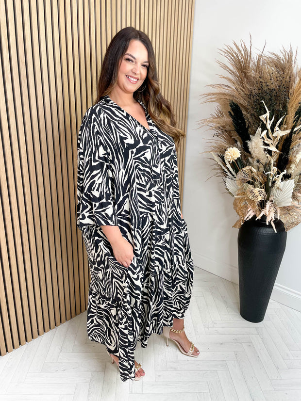 CURVE Xena Dress - Zebra