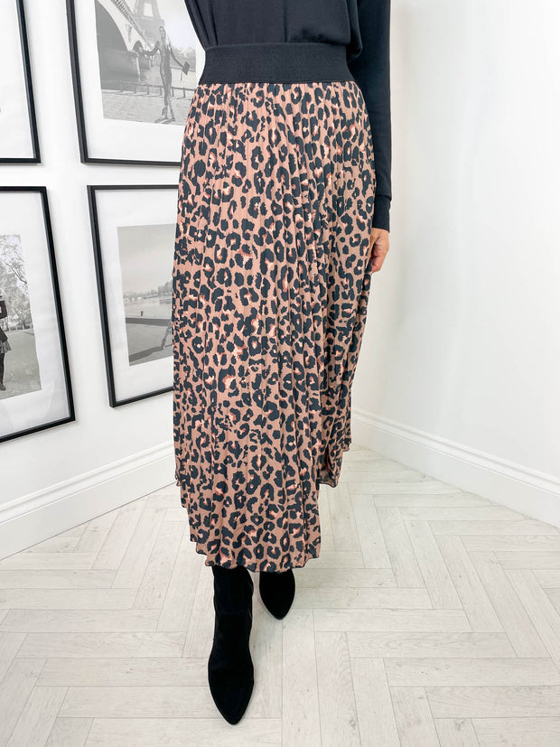 Bridget Cheetah Skirt - 2 Colours
