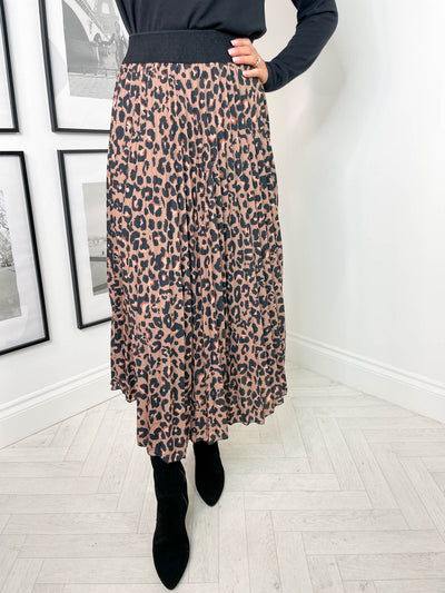 Bridget Cheetah Skirt - 2 Colours