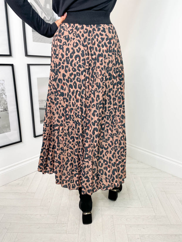 Bridget Cheetah Skirt - 2 Colours
