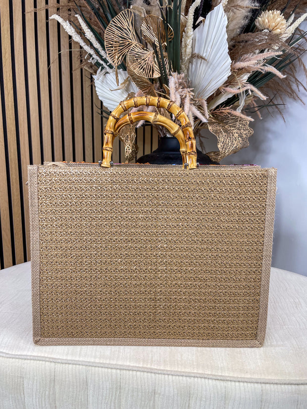 Floral Beach Bag- 2 Colours