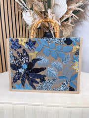 Floral Beach Bag- 2 Colours