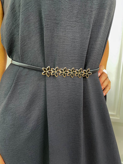 Floral Metal Belt