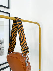 Zebra Mix & Match Bag Strap Silver Hardware - 4 Colours