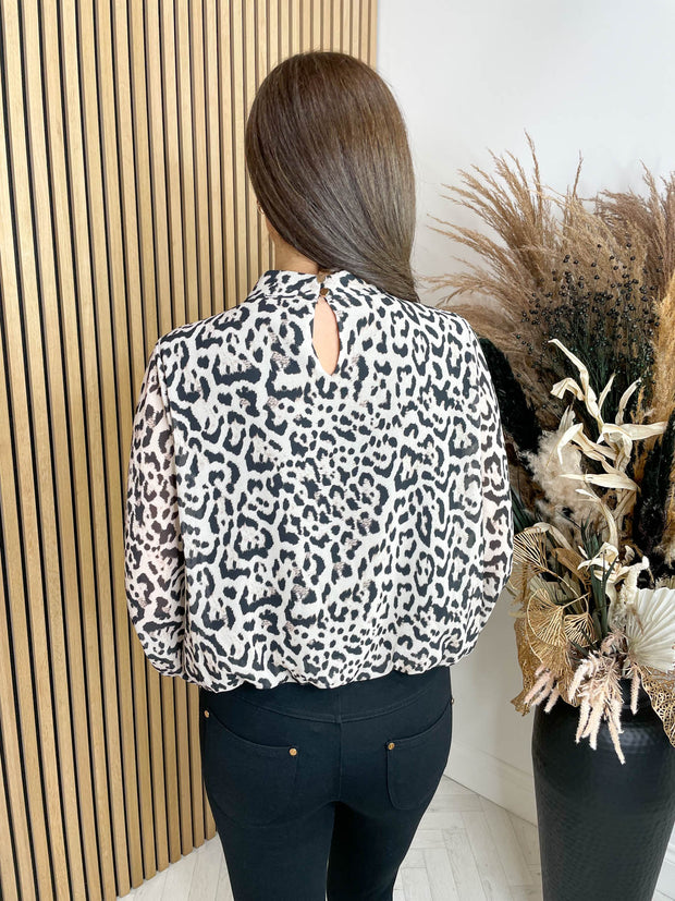 Bobbi Blouse - Leopard
