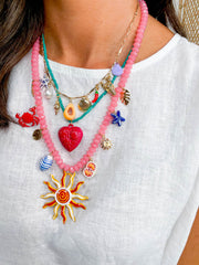 Coastal charm necklace