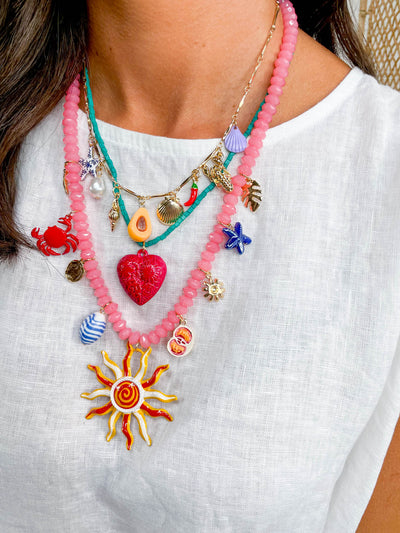 Coastal charm necklace