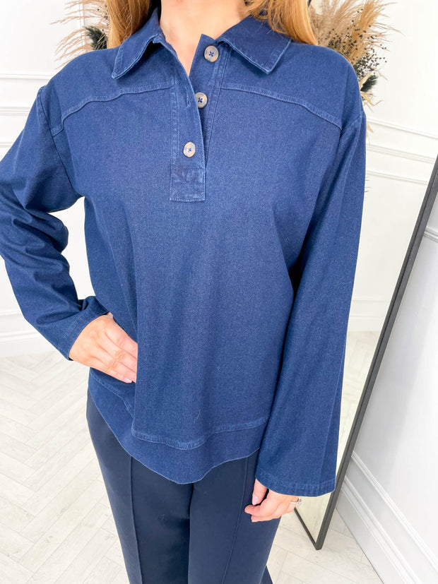 Katy Navy Shirt