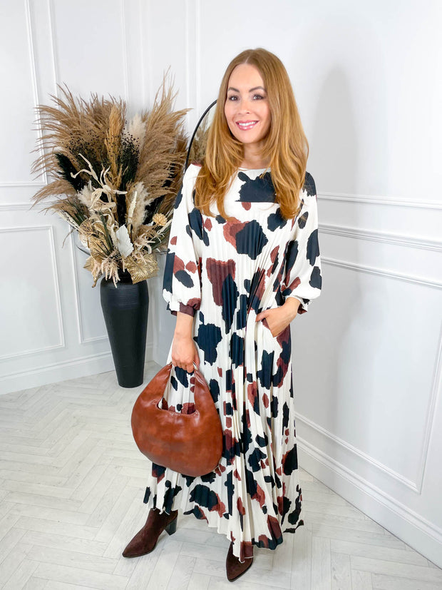 The Everyday Dress - Cow Print