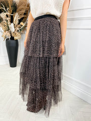 Cleo Midi Skirt - Cheetah