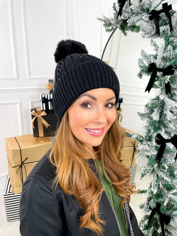 Brair Bobble Hat - Black