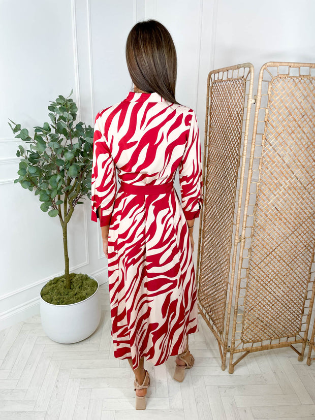 Serena Dress Zebra  - 2 Colours