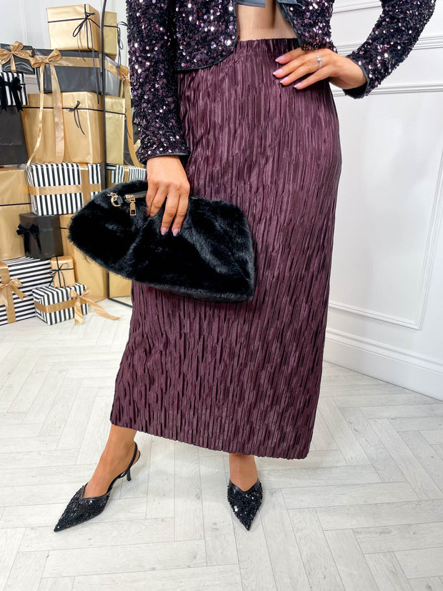 Victoria Skirt - Plum