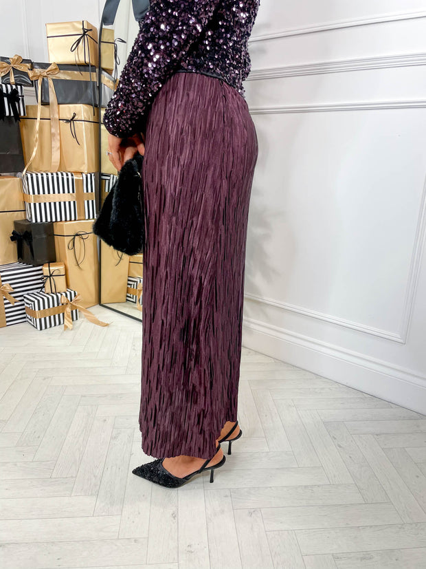 Victoria Skirt - Plum