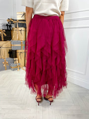 Rue Skirt - Burgundy