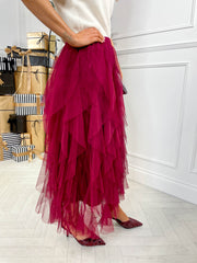 Rue Skirt - Burgundy