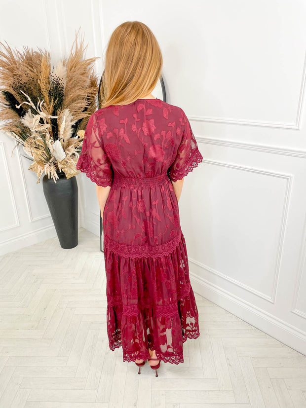 Olive Dress - Wine