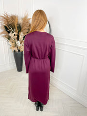 Emery Dress - Burgundy