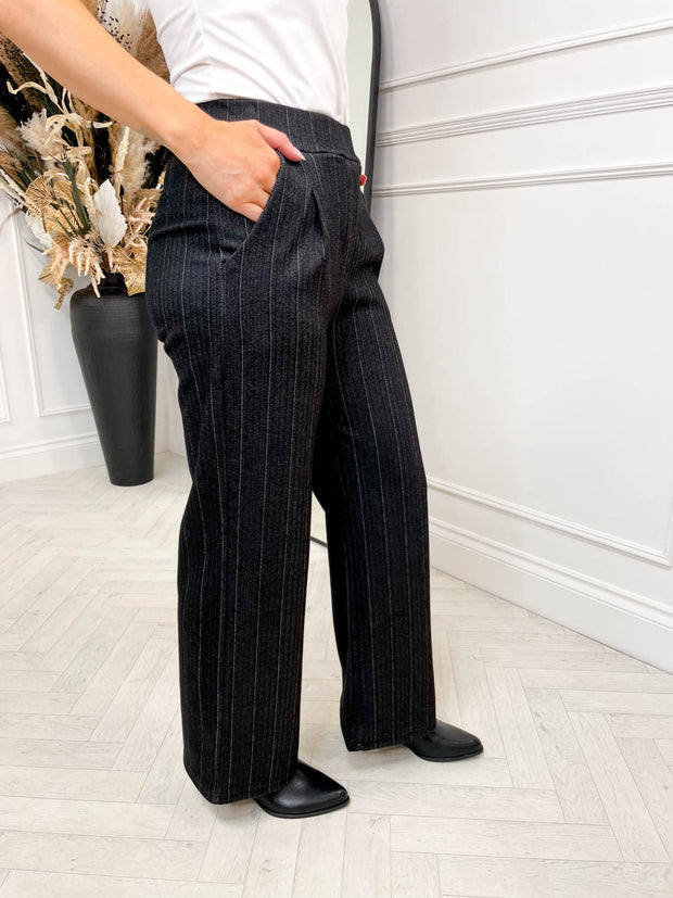Magic Pant Wide Leg Pinstripe - 2 Colours