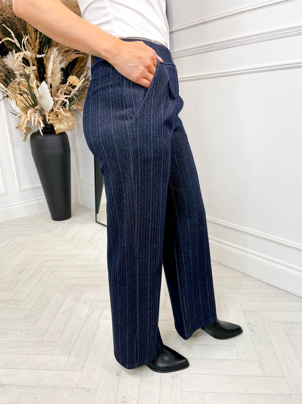 Magic Pant Wide Leg Pinstripe - 2 Colours