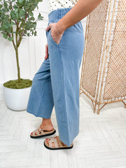 Halle Culotte - Light Denim