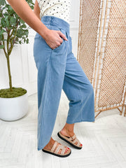 Halle Culotte - Light Denim