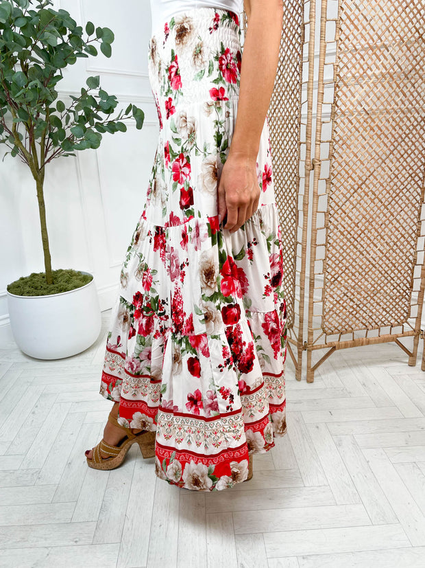 Poppy Floral Skirt