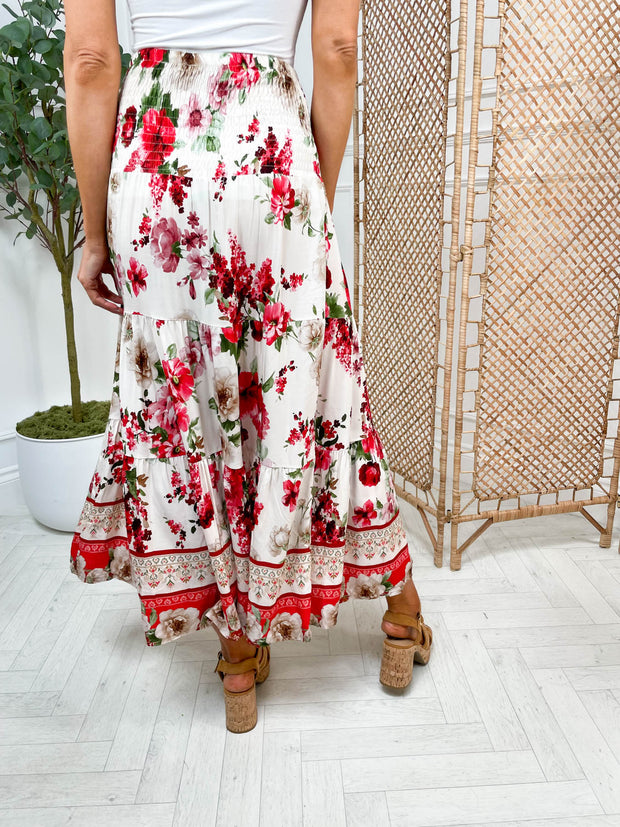 Poppy Floral Skirt