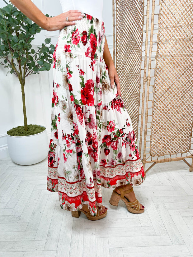 Poppy Floral Skirt