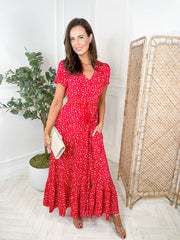 Micha Dress - Red Spot