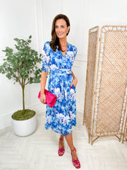 Nina Dress - Blue Floral